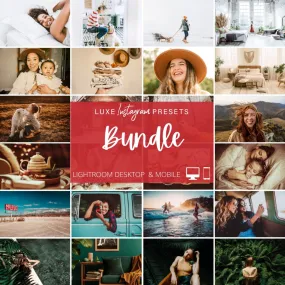 Luxe Instagram Preset Bundle (34 collections) for Lightroom Mobile & Desktop