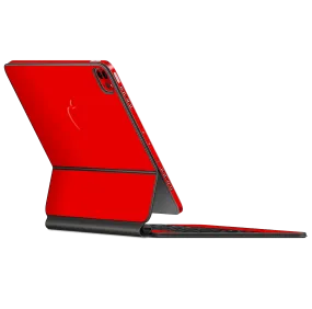 Magic Keyboard for iPad Pro 12.9" (Gen 3-4) GLOSSY BRIGHT RED Skin