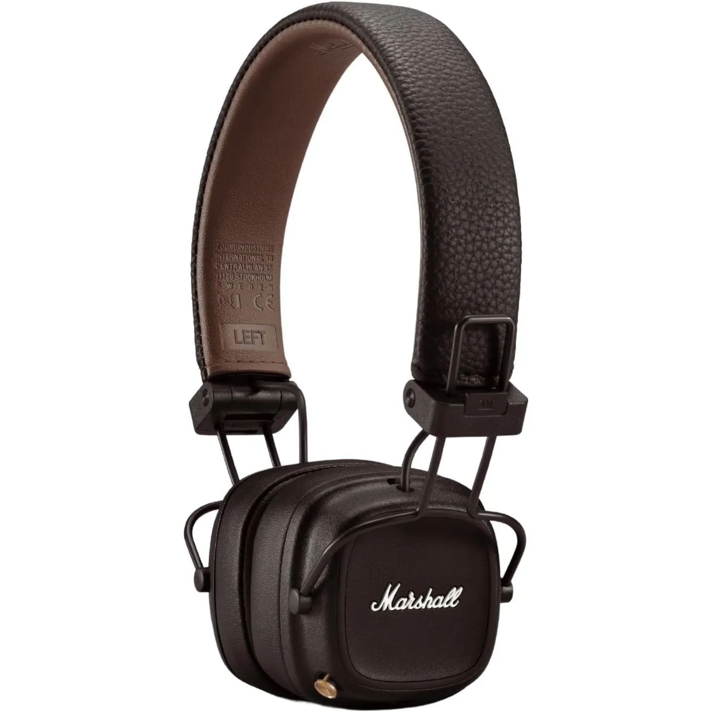 Marshall Bluetooth On-Ear Headphones with Built-in Microphone MAJORIVBRWN