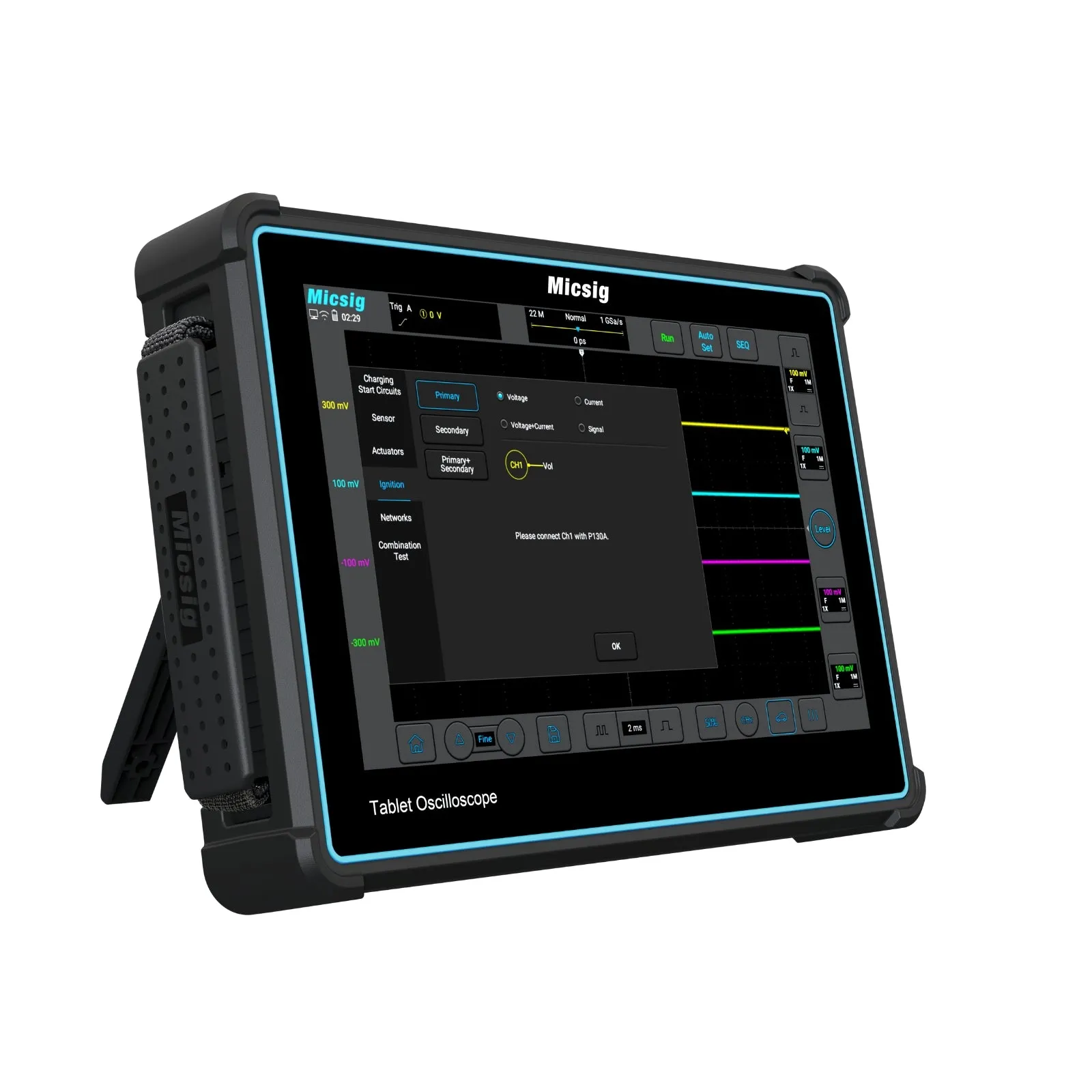 Micsig ATO-Series Automotive Tablet Oscilloscope 4 Channels 100MHz, ATO1004A