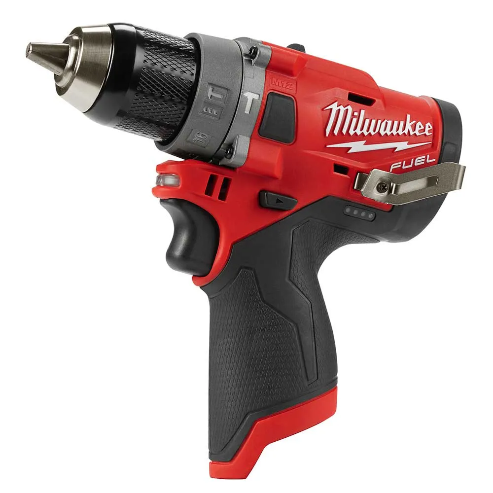 Milwaukee 2504-80 M12 FUEL 12V 1/2" FUEL Hammer Drill - Bare Tool -Reconditioned