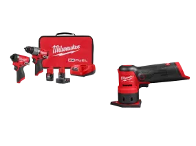 Milwaukee 3497-22BS M12 FUEL 12V 2-Tool Combo Kit w/ M12 Detail Sander