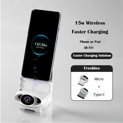 ⚡️Mini Chair Wireless Fast Charger Multifunctional Phone Holder