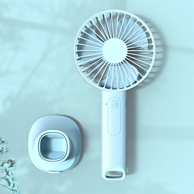 Mini Fan Hanging Neck Handheld Desktop Portable Charging