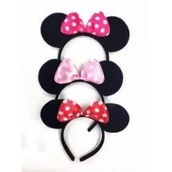 Minnie Mouse Ears Headband, Assortment, 1 Count