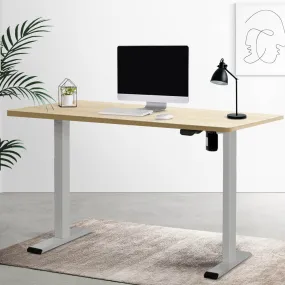 Motorised Adjustable Standing Desk 120CM Oak - Artiss