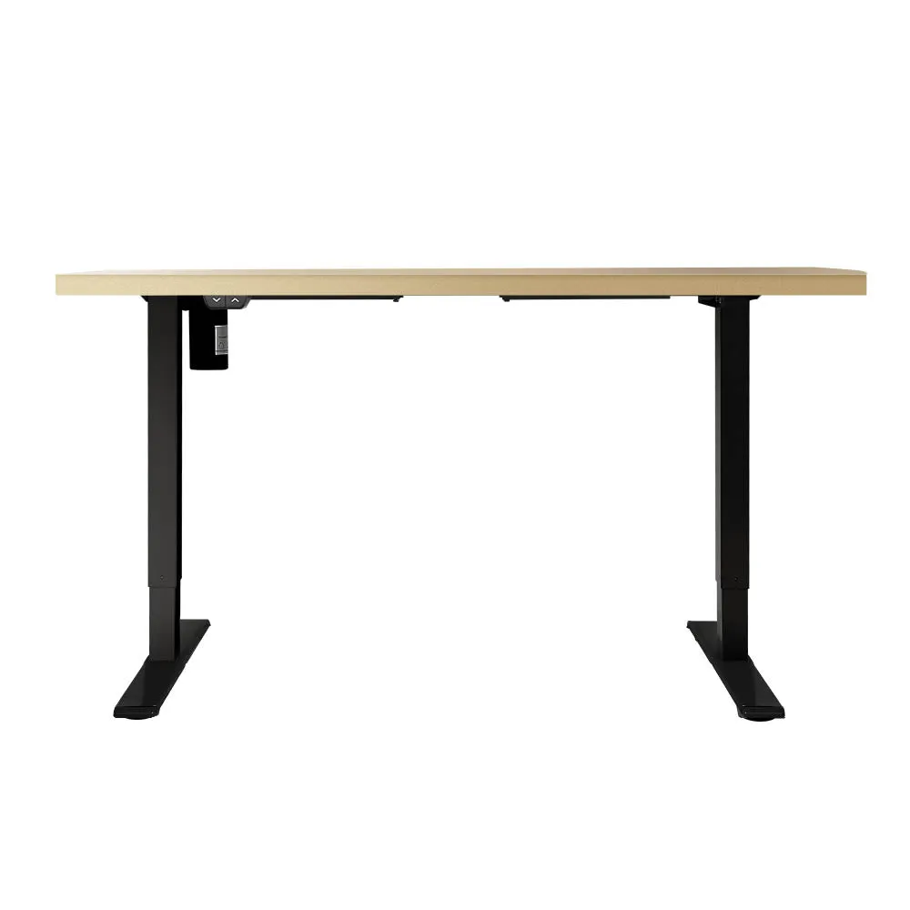 Motorised Adjustable Standing Desk 140CM Oak - Artiss