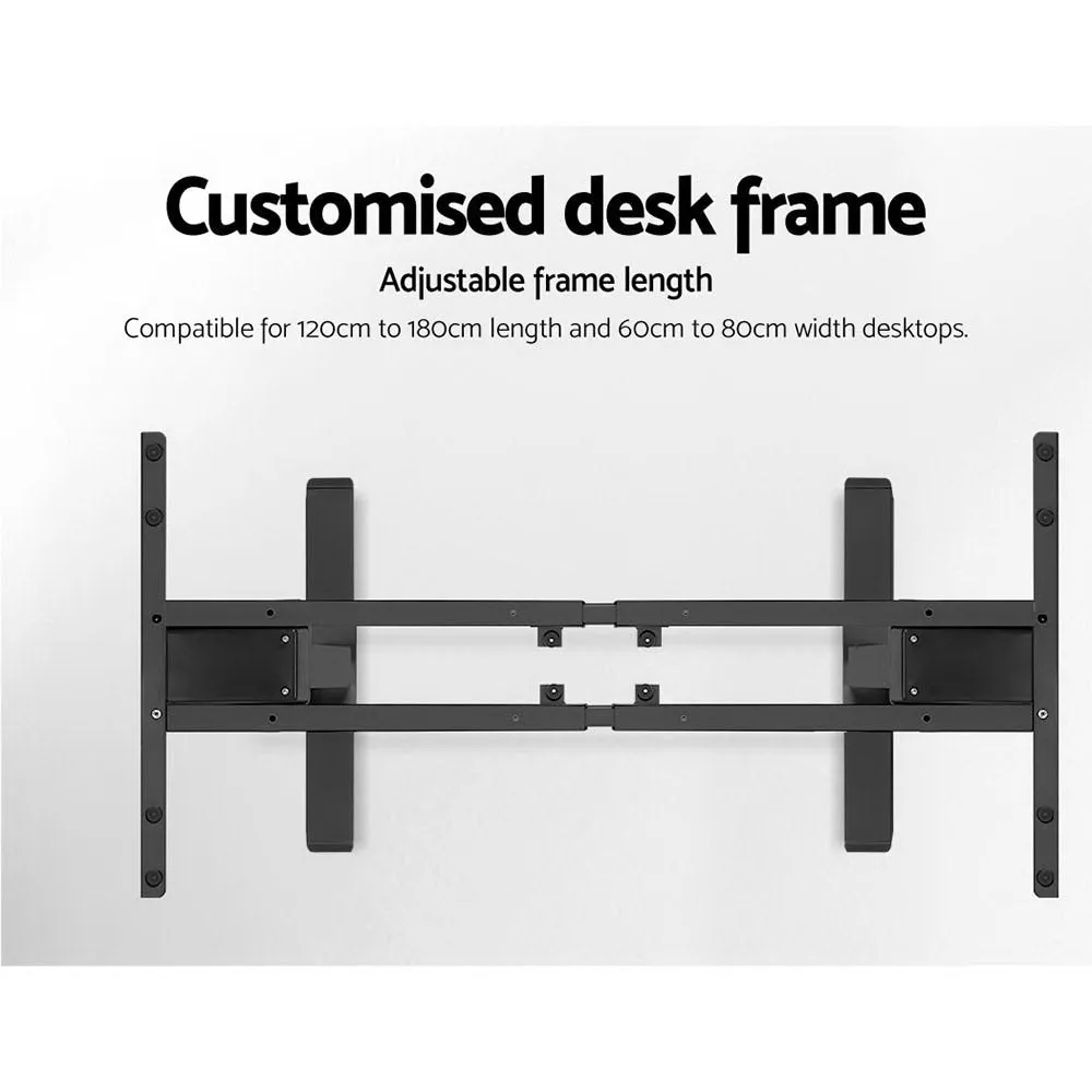 Motorised Dual Height-Adjustable Desk 120CM - Artiss