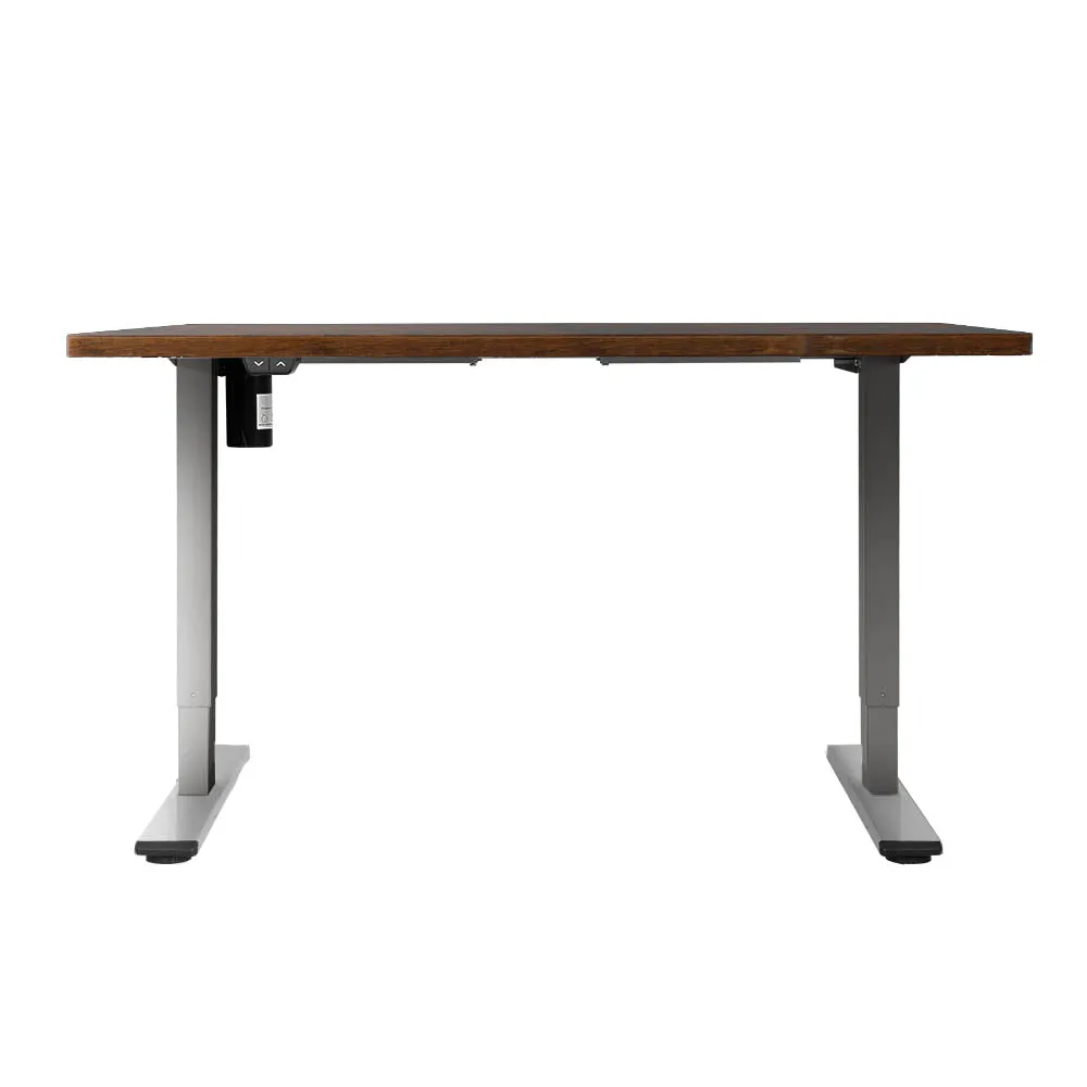 Motorised Height-Adjustable Desk 120cm Rustic Brown Artiss