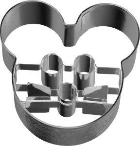 Mouse Face Cookie Cutter With Internal Detail 5.5cm