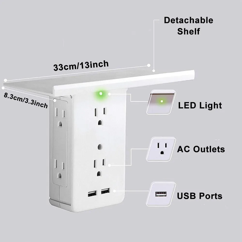 Multi Plug Outlet Extender Rack