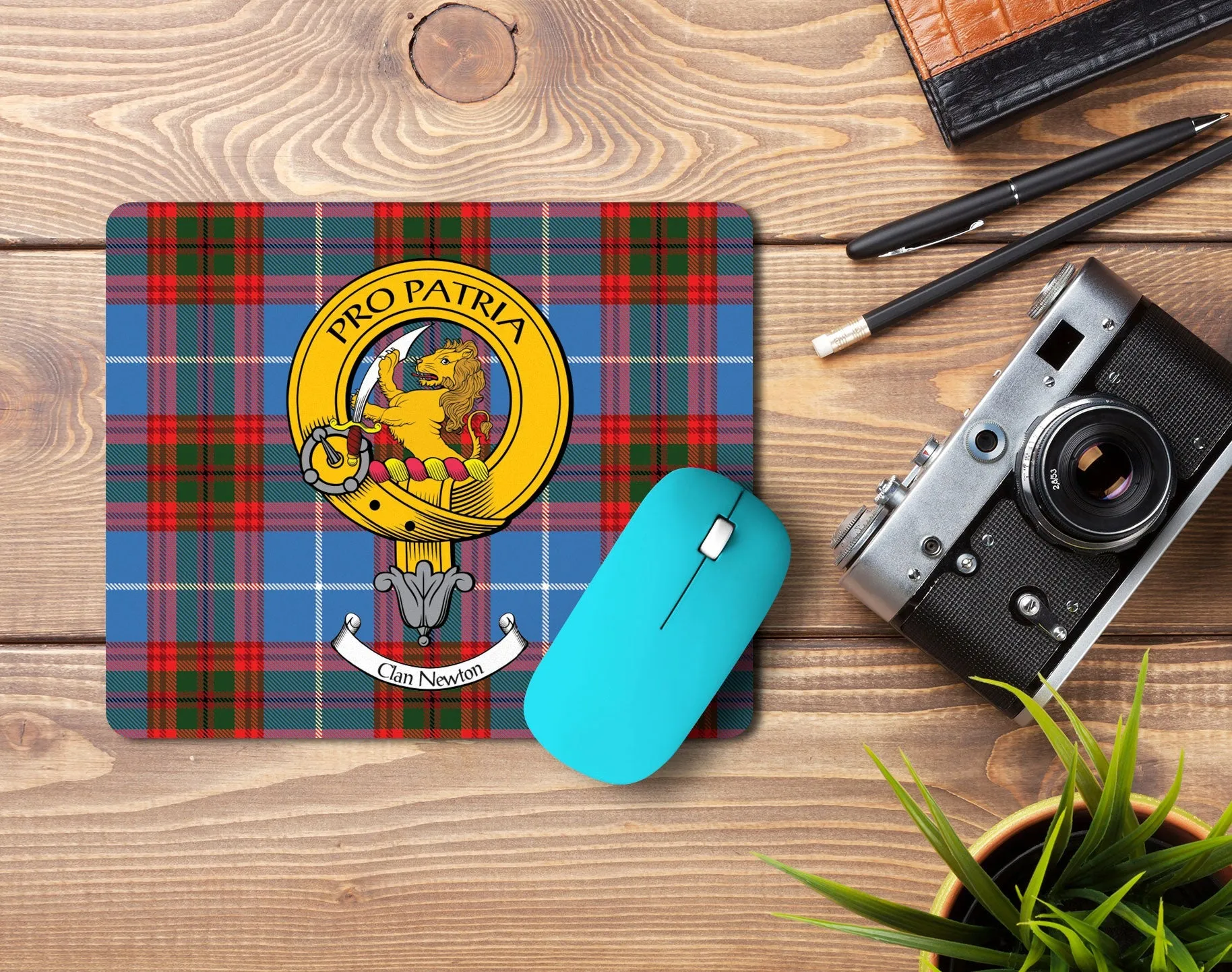 Newton Clan Crest Mouse Pad