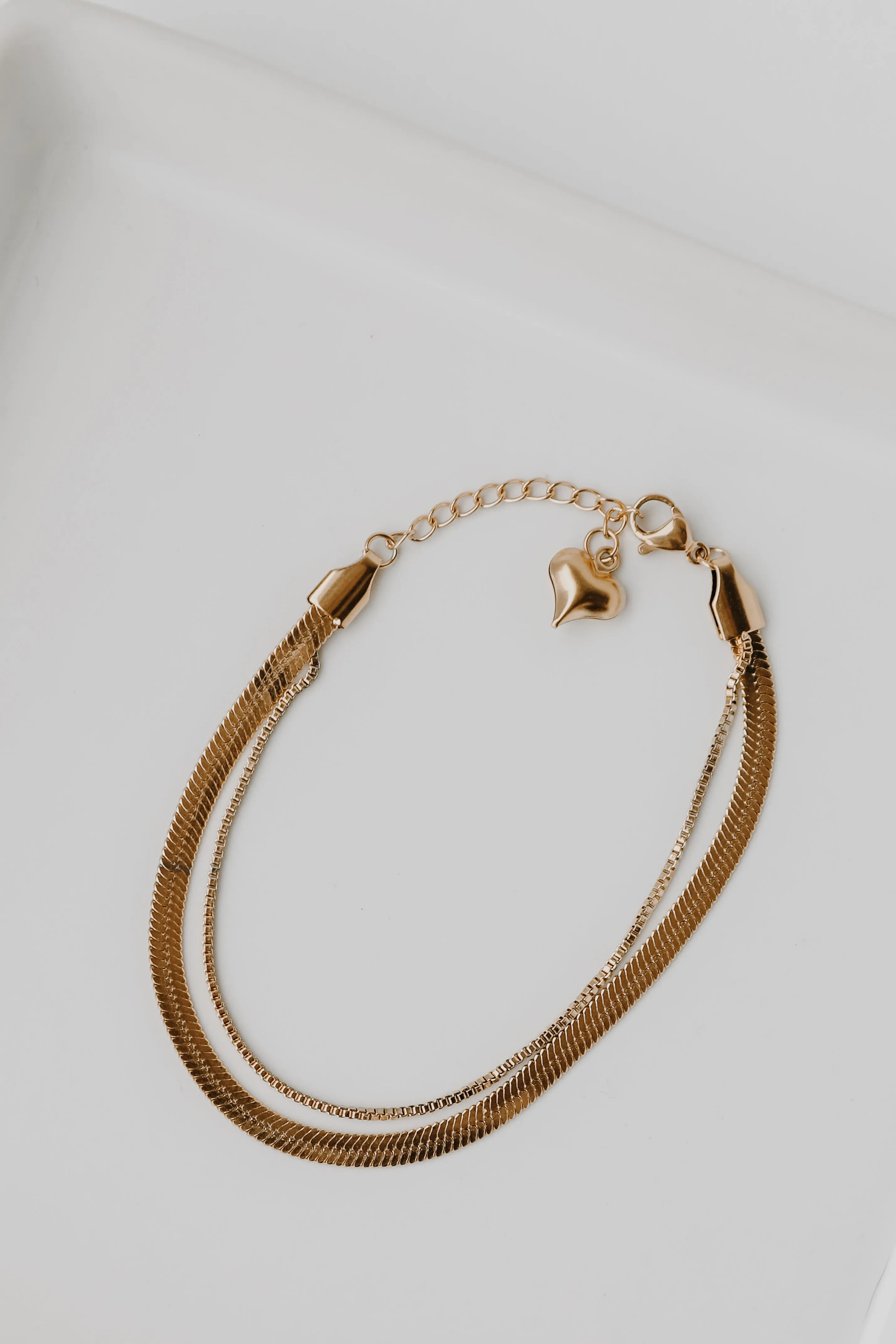 Nina Gold Layered Chain Bracelet