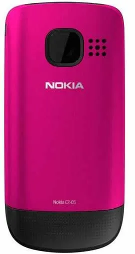 Nokia C2-05 Slide SIM Free - Pink