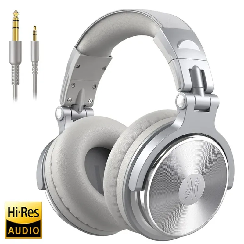 Oneodio Pro 10 Wired Headphones over Ear Hi-Res Audio Wired Headset with Microphone Studio DJ Stereo Headphones