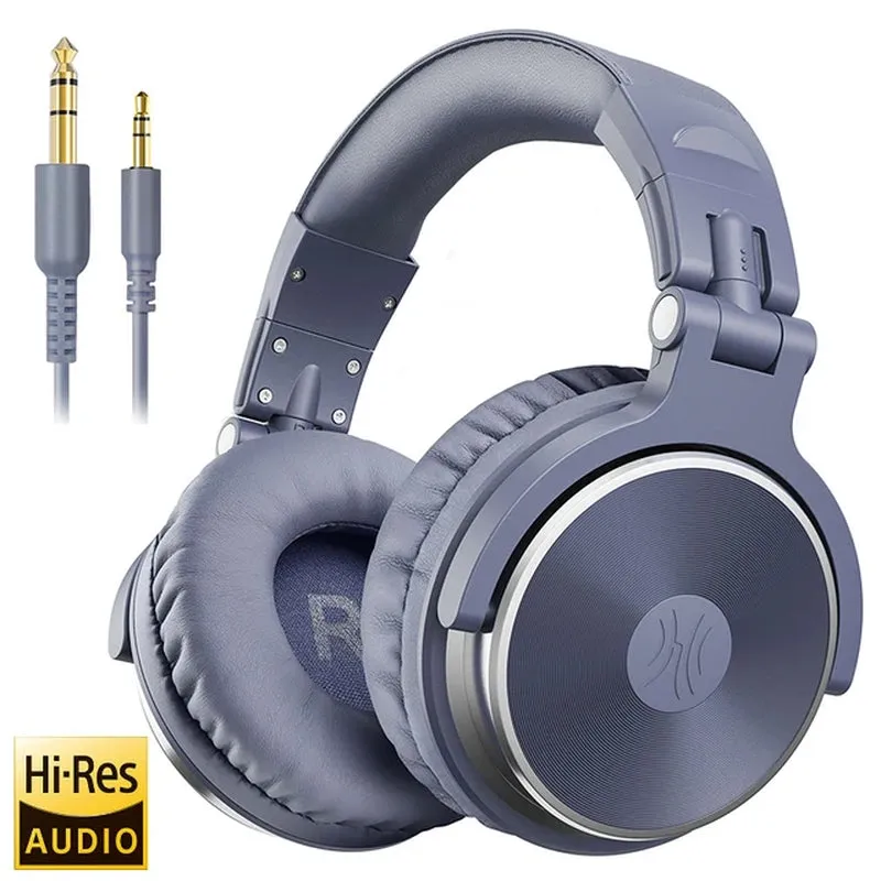 Oneodio Pro 10 Wired Headphones over Ear Hi-Res Audio Wired Headset with Microphone Studio DJ Stereo Headphones