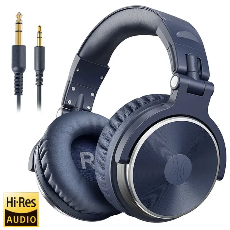 Oneodio Pro 10 Wired Headphones over Ear Hi-Res Audio Wired Headset with Microphone Studio DJ Stereo Headphones