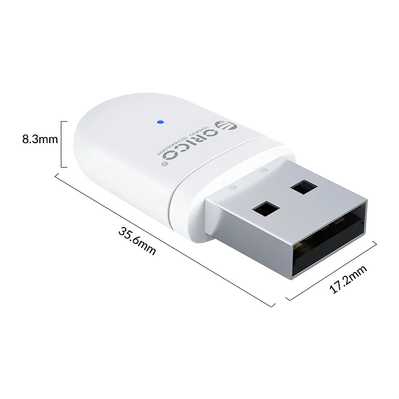 Orico Usb To Bluetooth 5.0 Adapter - Switch - White