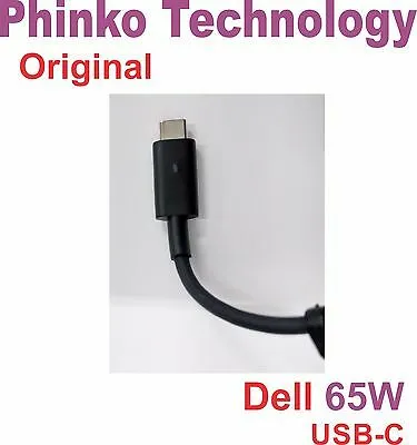 Original AC Charger For Dell DELL USB-C Type-C 65W 20V 3.25A Adapter HA65NM170