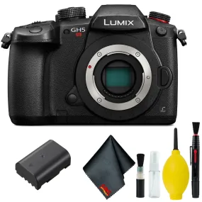 Panasonic Lumix DC-GH5S Mirrorless Micro Four Thirds Digital Camera - Cleaning Kit - BATTERY FOR PANASONIC DMW-BLF19