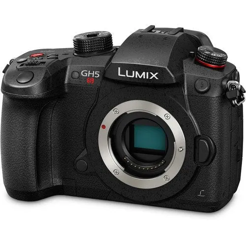 Panasonic Lumix DC-GH5S Mirrorless Micro Four Thirds Digital Camera DC-GH5S - Silver   Level Bundle- International Versi