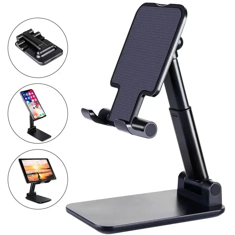 phone stand|Desk Mobile Phone Holder Stand For IPhone IPad Xiaomi Adjustable Desktop Tablet Holder Universal Table Cell Phone Stand