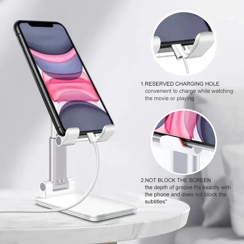 phone stand|Desk Mobile Phone Holder Stand For IPhone IPad Xiaomi Adjustable Desktop Tablet Holder Universal Table Cell Phone Stand