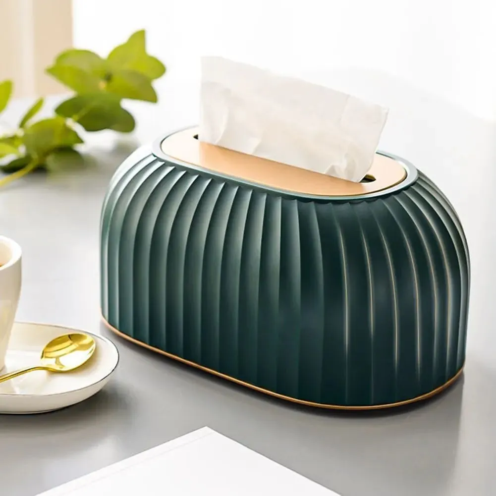 Premium quality desktop tissue box