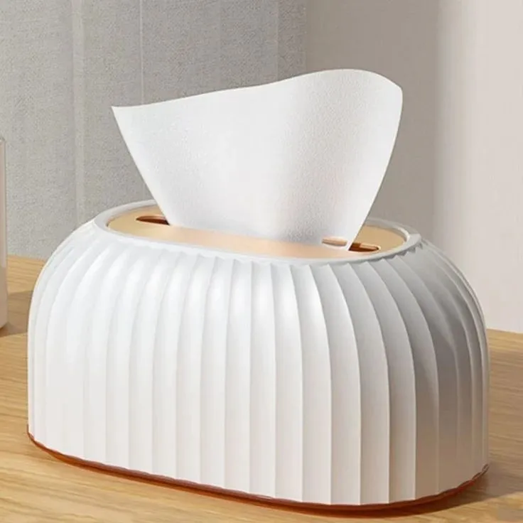 Premium quality desktop tissue box