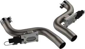 QTP 11-18 Dodge Challenger/Charger 5.7L 2.5in 304SS Aggressor Cutout Dual Mid Pipes