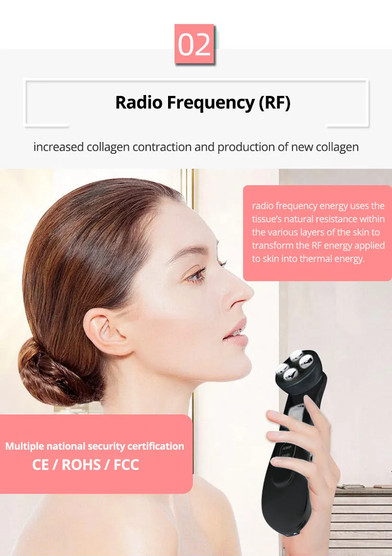 Radio Mesotherapy Electroporation Facial Care Instrument Whitening