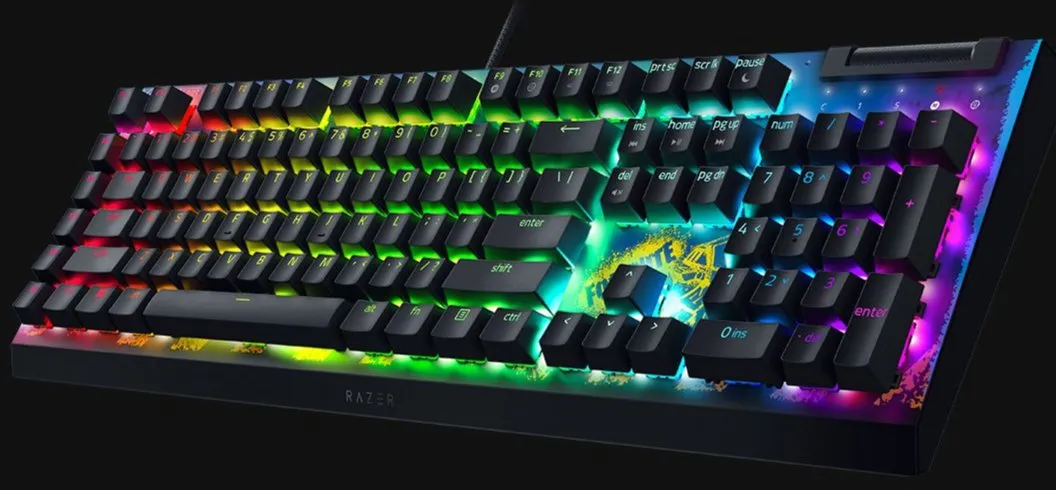 Razer BlackWidow V4 X 電競遊戲鍵盤 (英文 黃軸) - Fortnite Edition RZ03-04703600-R3M1