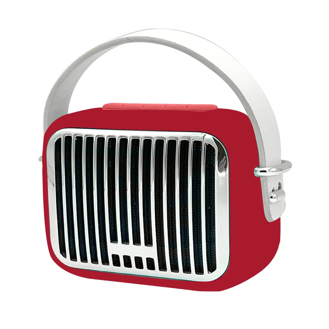 Retro Bluetooth Speaker Red