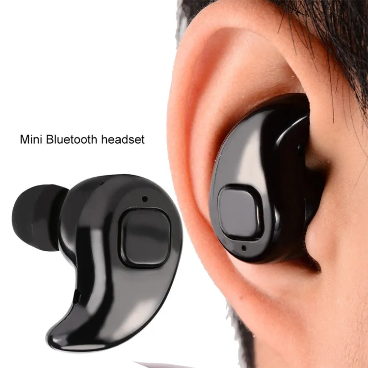 S530X Mini HiFi Handsfree Sport Wireless Bluetooth Earphone with Microphone(Black)