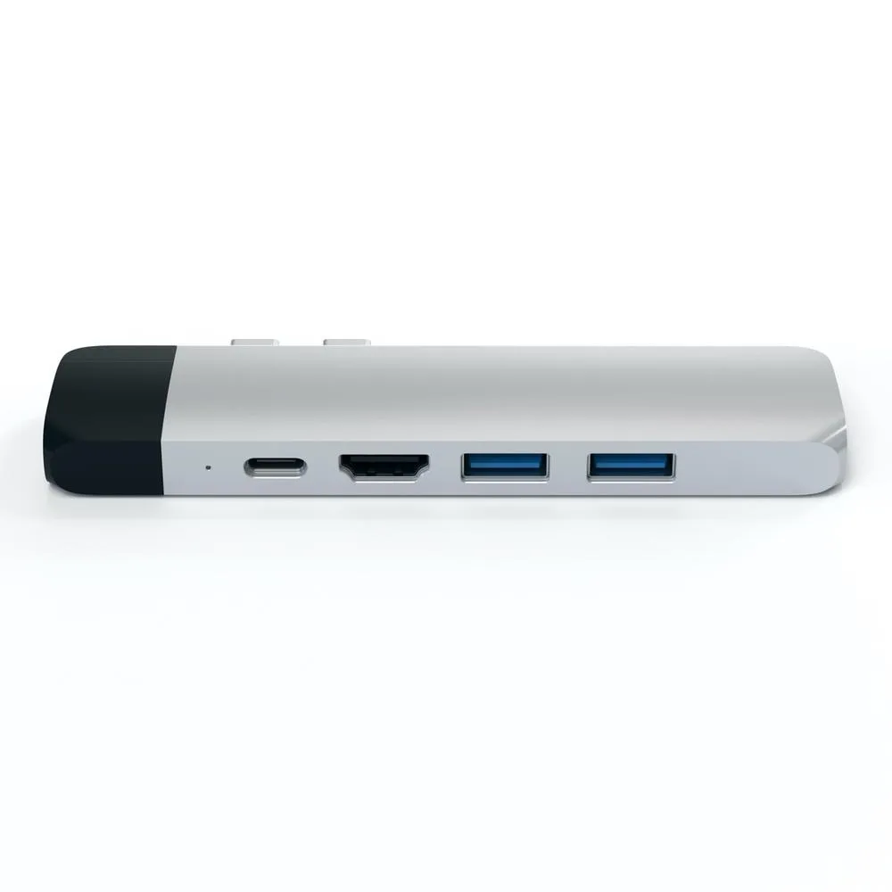 Satechi USB-C Pro Hub w/ Ethernet & 4K HDMI - Silver