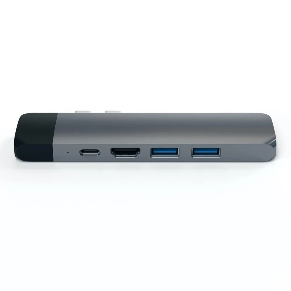 Satechi USB-C Pro Hub w/ Ethernet & 4K HDMI - Silver