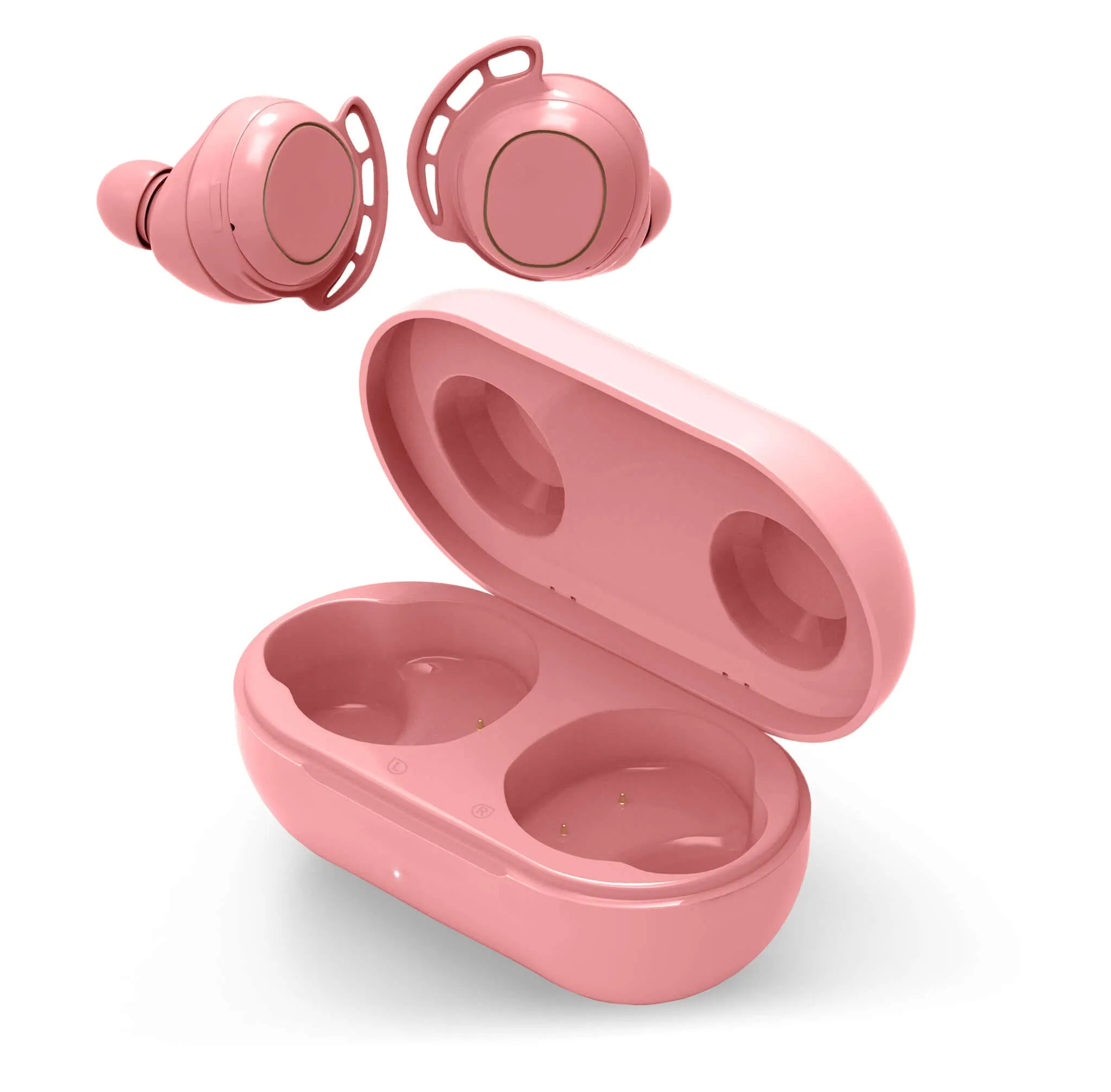 Shedirmuc Wireless Waterproof Bluetooth Earbuds Headphones Pink