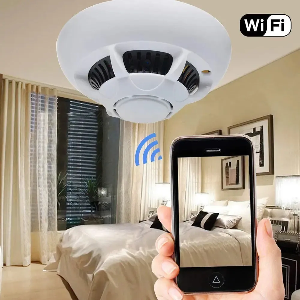 Smoke Alarm Design Camera Wifi Camera Ceiling Camere Home Security