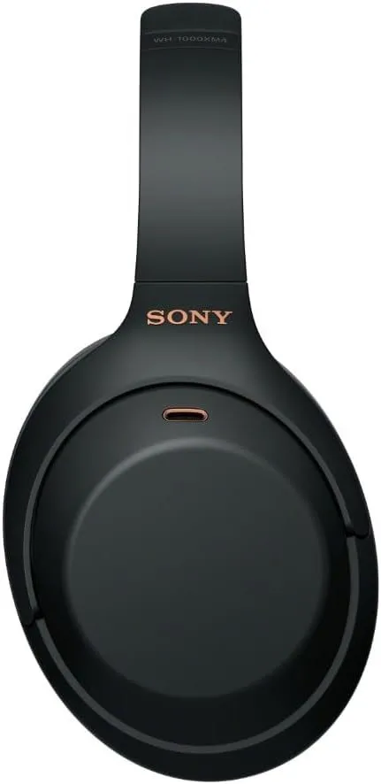 Sony WH-1000XM4 Wireless Bluetooth Noise Cancelling Stereo Headphones Black - WH-1000XM4/BM