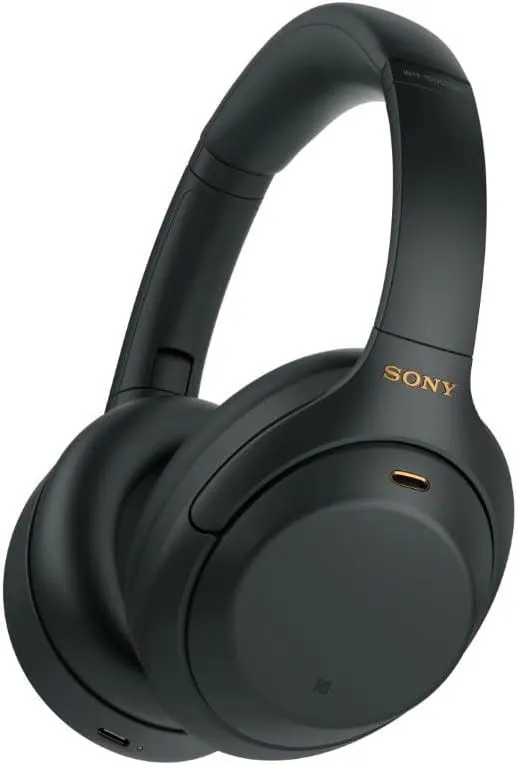 Sony WH-1000XM4 Wireless Bluetooth Noise Cancelling Stereo Headphones Black - WH-1000XM4/BM