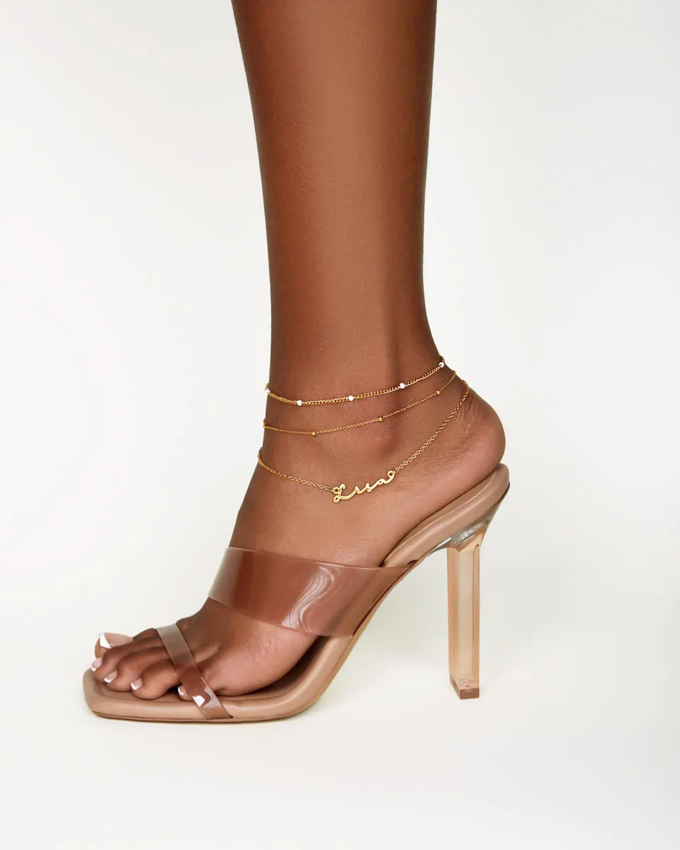 Sphere Chain Anklet (Gold)