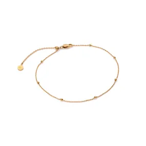 Sphere Chain Anklet (Gold)