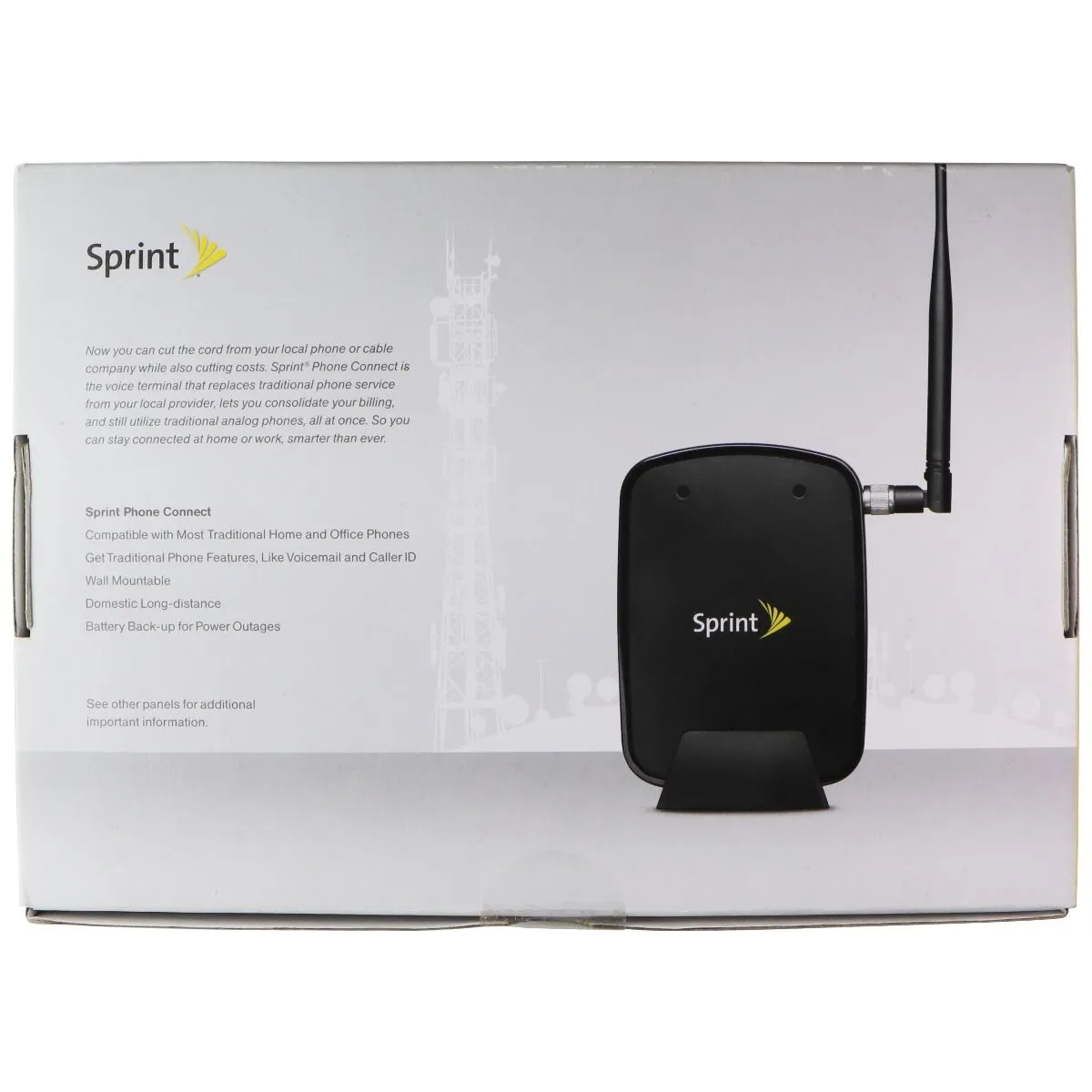 Sprint Phone Connect CDMA Home Adapter (Sprint Only) - Black