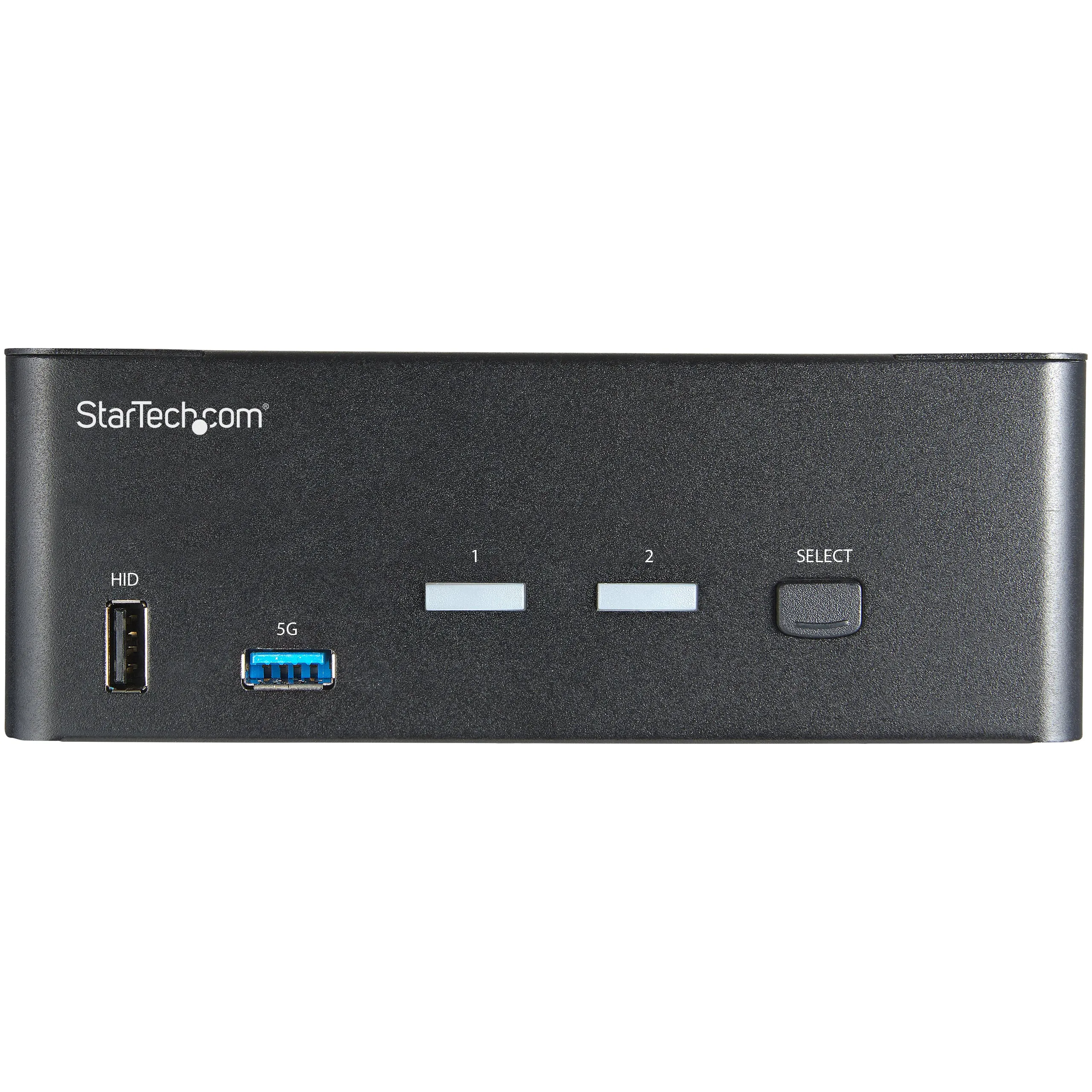 Startech.Com 2 Port Dual Monitor Hdmi Kvm Switch, 4K 60Hz Ultra Hd Hdr, Desktop 4K Hdmi 2.0 Kvm Switch With 2 Port Usb 3