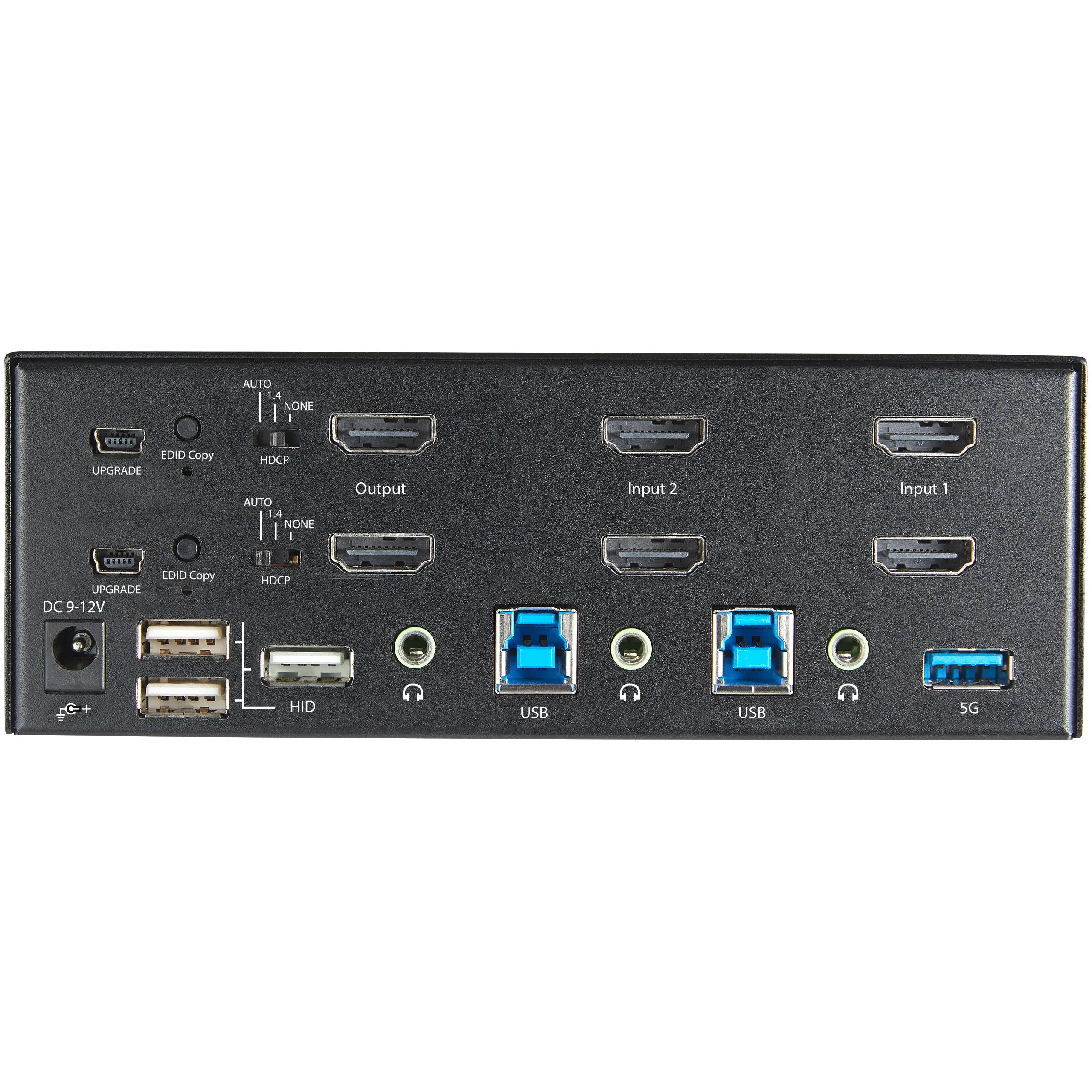 Startech.Com 2 Port Dual Monitor Hdmi Kvm Switch, 4K 60Hz Ultra Hd Hdr, Desktop 4K Hdmi 2.0 Kvm Switch With 2 Port Usb 3