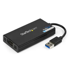 Startech.Com Usb 3.0 To Hdmi Adapter, 4K 30Hz Ultra Hd, Displaylink Certified, Usb Type-A To Hdmi Display Adapter Conver