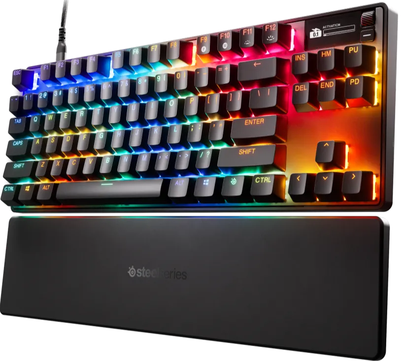 SteelSeries Apex Pro Gen 3 TKL Wired OmniPoint 3.0 有線磁軸電競鍵盤 (64740)