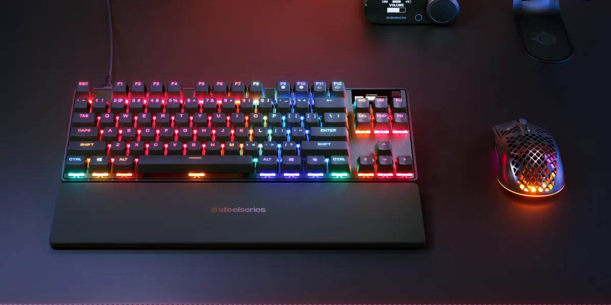 SteelSeries Apex Pro Gen 3 TKL Wired OmniPoint 3.0 有線磁軸電競鍵盤 (64740)