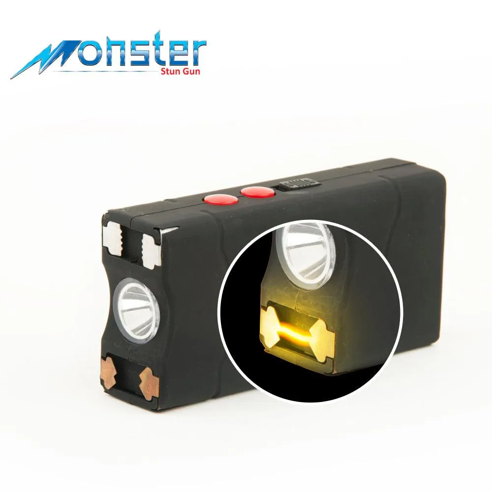 Stun Gun w/LED Light and Cigarette Lighter