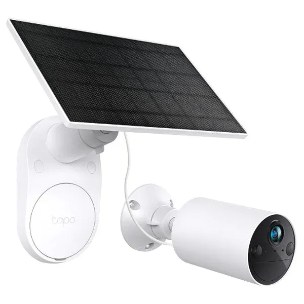 Tapo 2K Solar-Powered Security Camera with Kit - White | Tapo C410 KIT